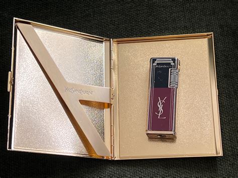 ysl accendino|Antique Lighter * YSL Yves Saint Laurent .